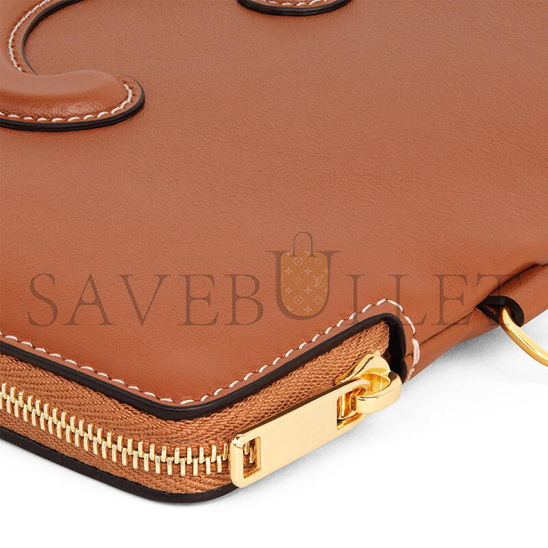CELINE SMALL POUCH WITH STRAP CUIR TRIOMPHE IN SMOOTH CALFSKIN 10J983DR8.04LU (25*17.5*1cm) CELINE SMALL POUCH WITH STRAP CUIR TRIOMPHE IN SMOOTH CALFSKIN 10J983DR8.04LU (25*17.5*1cm)